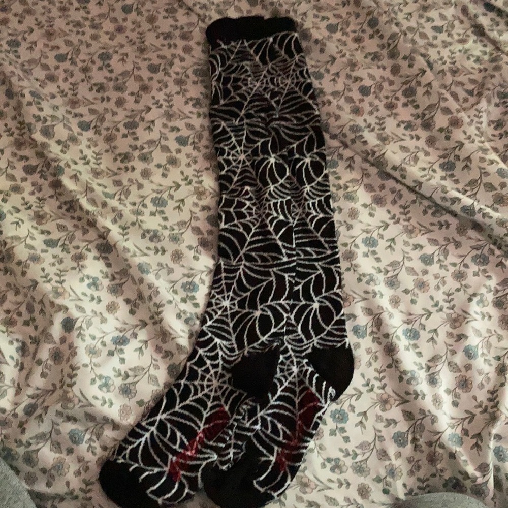 Spiderweb long socks